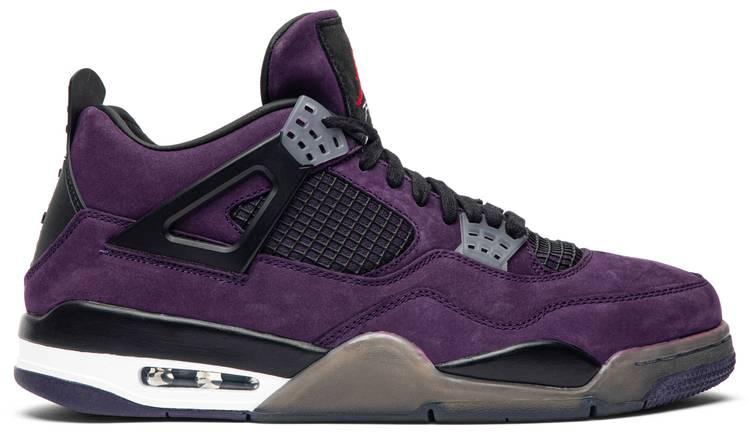 Travis Scott x Air Jordan 4 Retro Purple Suede White Midsole AJ4-766302